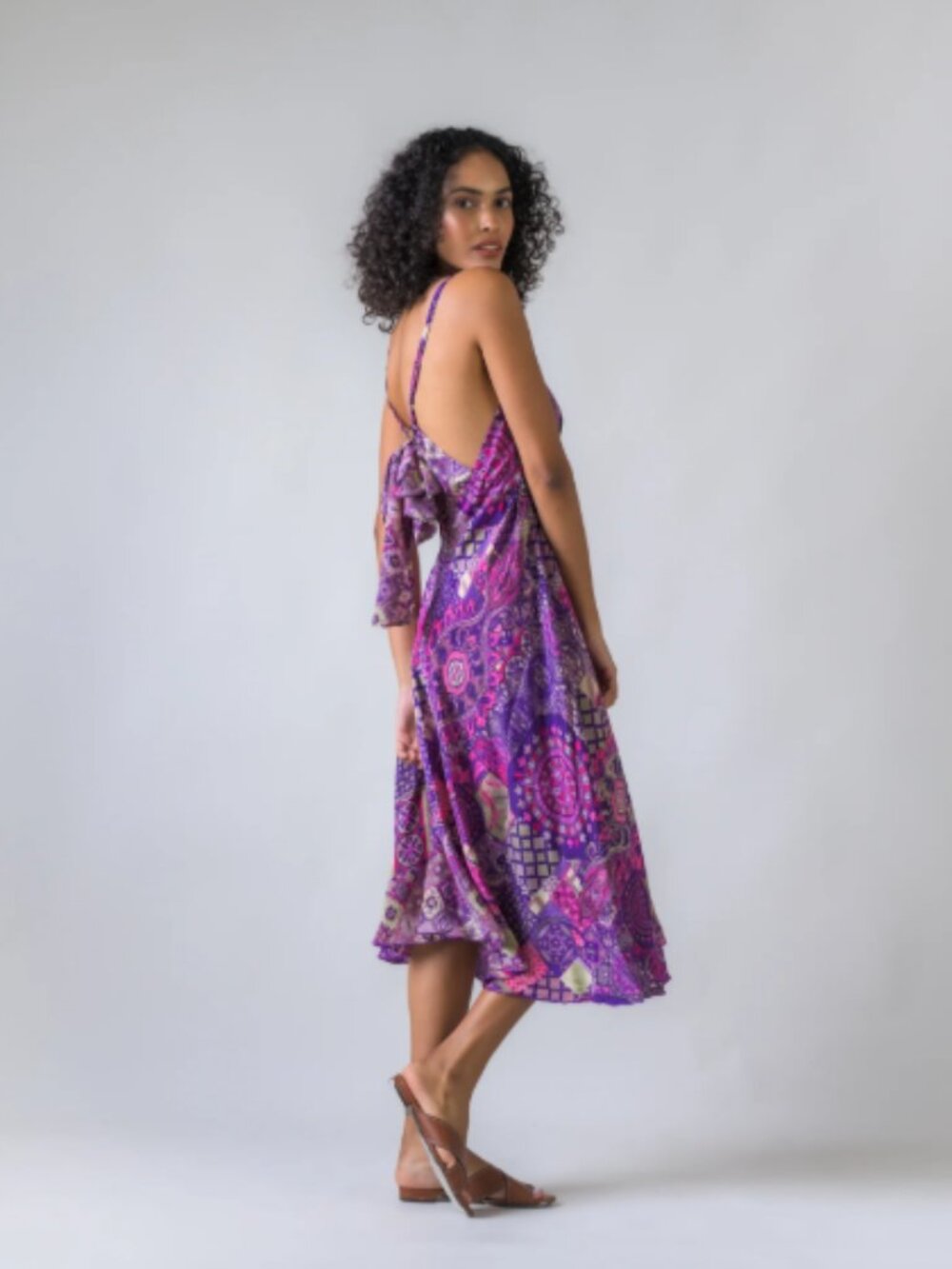 10.) Rhea Backless Halter Dress (Assorted) - Picture 5 of 6